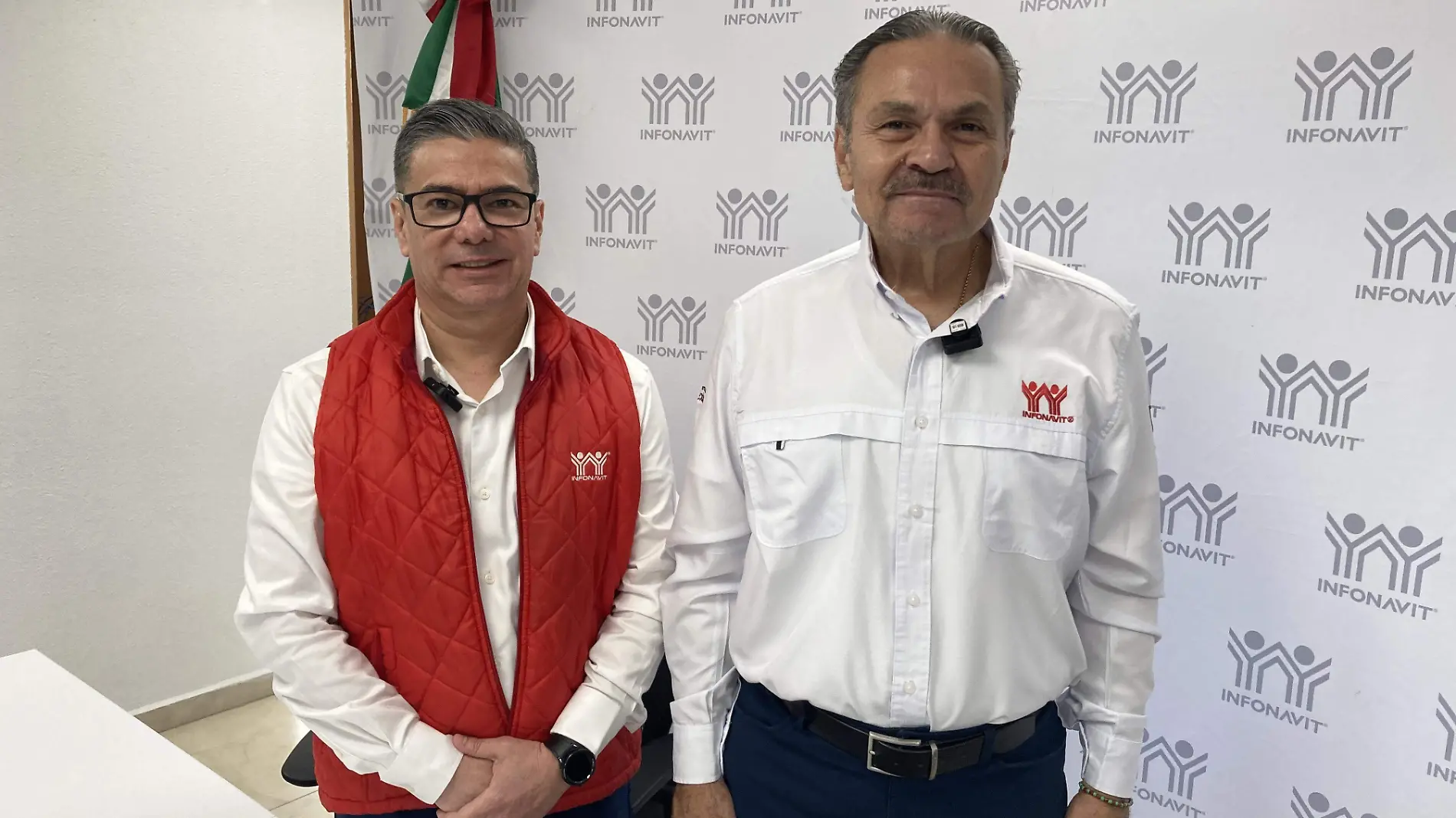 Octavio Ramirez - director Infonavit -Jorge Alberto Borbón - Delegado del Infonavit en Sonora